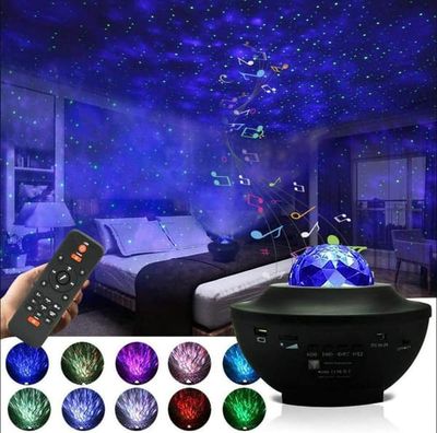 Stjerneprojektor LED Galaxy Light / Natlampe / Stjernelampe Lampe