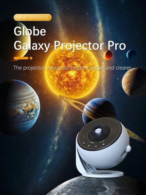 Realistisk Galaxy-projektor med färgglada ljuseffekter, timer & Bluetooth – Nattprojektor med meteoreffekt för barn & vuxna