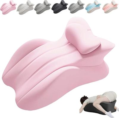 OBOSOE Stor Ergonomisk Kudde för Magläge, Supermjuk Sovkudde med Avtagbart och Tvättbart Fodral