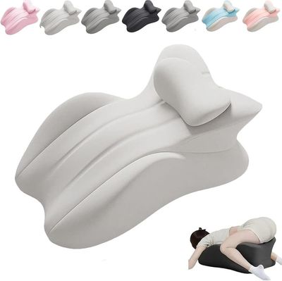OBOSOE Stor Ergonomisk Kudde för Magläge, Supermjuk Sovkudde med Avtagbart och Tvättbart Fodral