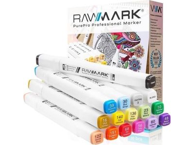 rawmark Pro alkoholtusjer purePRO 16 farger Pastell