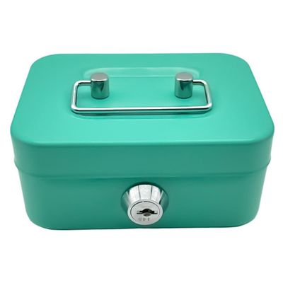 Safe Box med nøkkel - grønn