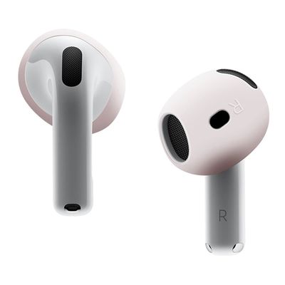 Til AirPods 4 ørepropper Anti-slip silikone etui Øreværne ørepropper - Lyserød