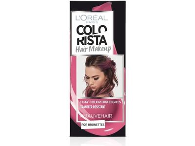 L’Oreal Paris L'Oreal Paris, Colorista Hair Makeup, Semi-Permanent Hair Dye, MAUVEHAIR, 30 ml For Women
