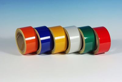 Standard gul reflekterende tape 25mm/10m