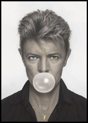 DAVID BOWIE BUBBLEGUM PLAKAT