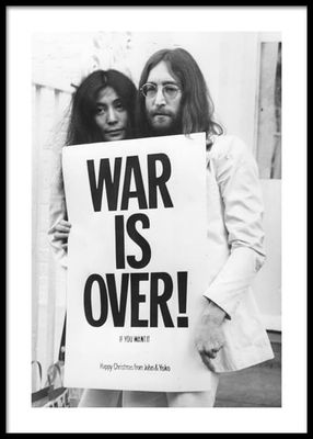 WAR IS OVER PLAKAT