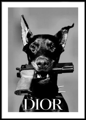 Dior Dog Plakat