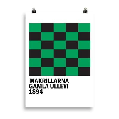GAIS Gamla Ullevi Poster - 50X70 cm