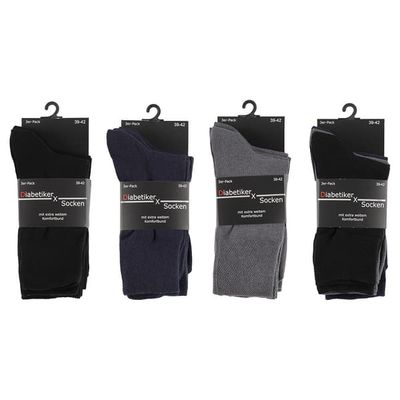 Diabetesstrumpor 39-42 3-pack