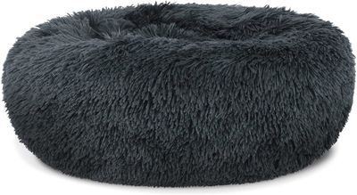 Plysch säng S 40cm - mörkgrå