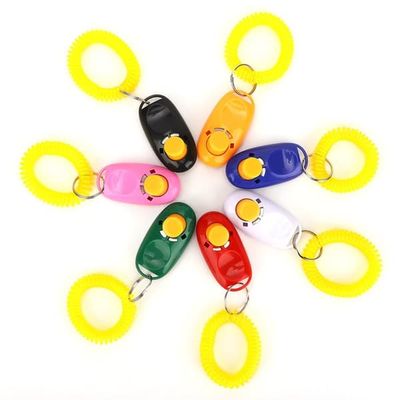Justerbar Pet Clicker Træner med Gummiring - 7 stk