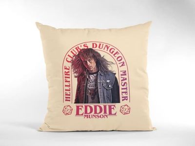 kuddfodral kudde 50x50cm Eddie munson Stranger things hellfire