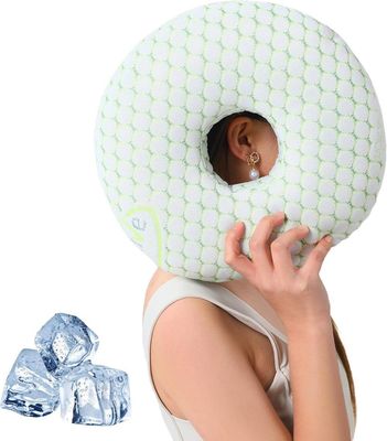 Lollanda Ortopedisk Kudde/Supermikrofiberkudde, perforerad kudde, bambufiber,kudde för sidoliggande sömn med öronhål, öronvänlig och bekväm