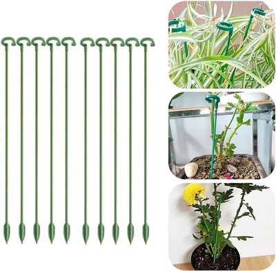 Plantestøtte Blomsterpinde Pottestøtte til planter og blomster, pakke med 10 stk.