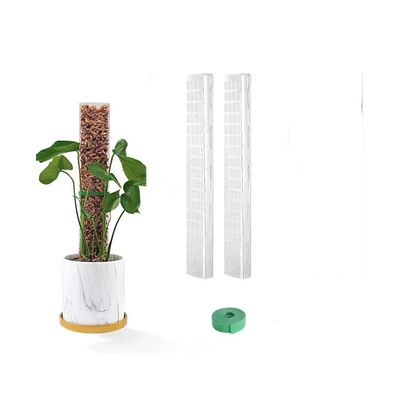 Mosspålar för klätterväxter - Plastmossa stolpe med trädgårdsbindare