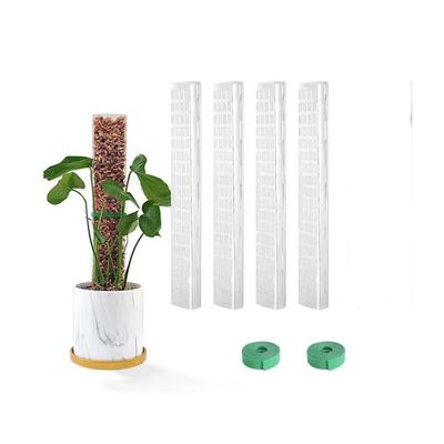 Mosspålar för klätterväxter - Plastmossa stolpe med trädgårdsbindare