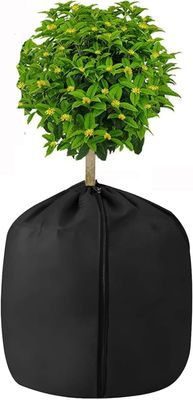 OBOSOE Växtskydd för Vinter – Frostskydd med Dragsko och Dragkedja för Utomhusväxter, Fruktträd och Krukväxter