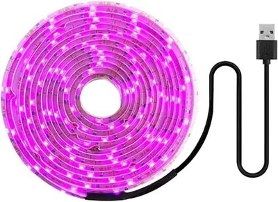 Lollanda Fullspektrum USB LED Växtlampa / växtbelysning – Klippbar, Växthus - lämplig för små växter