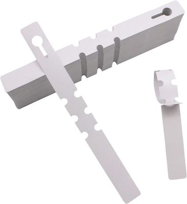 100 / 200-pack Växtetiketter i Plast – Justerbara Träd- & Växtmärkningar, Återanvändbara för Trädgård & Gräsmatta, Stor Skrivyta