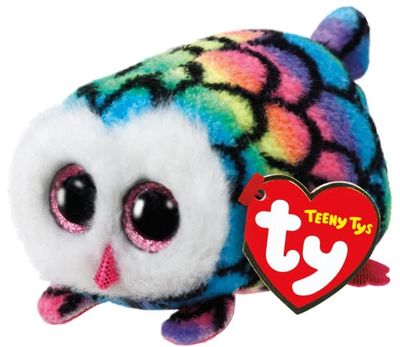 TY Teeny Tys HOOTIE sateenkaaren värinen pöllö