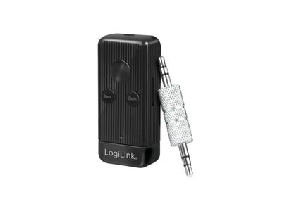 LogiLink BT0055 Bluetooth Audio Adapter - Bluetooth trådløs lydmottaker - Minijack (3,5 mm) - Svart