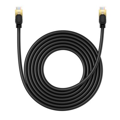 RJ45 Ethernet High Speed Cat.8 40 Gbps LAN LAN-kabel 5m svart