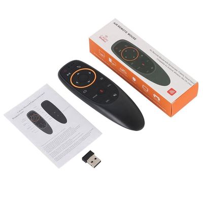 Trådløs stemme Air Mouse tastatur fjernbetjening til TV Box PC