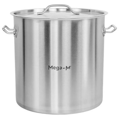Hög cateringgryta med lock Mega-M Standard 50l dia. 40 cm x h 40 cm N