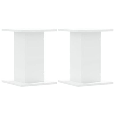 vidaXL Plantestativ 2 stk hvit 30x30x40 cm konstruert tre