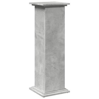 vidaXL Pidestall med oppbevaring betonggrå 31x30x90 cm konstruert tre