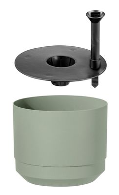 Kruka m långtidsbevattn. Paulina ø 14 cm Grön Orthex