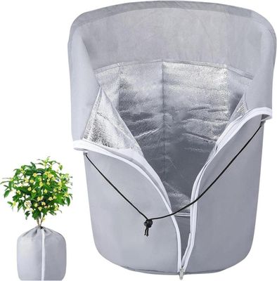 Växtskydd för Vinter – Frostskydd med Dragsko och Dragkedja för Utomhusväxter, Fruktträd och Krukväxter