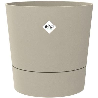 Rund blomkruka - ELHO - Foss Rund 43 - 39 L - Ø 43 x H 43 cm - Beige - Utomhus