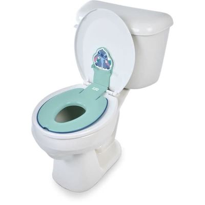 DISNEY BABY - STITCH - Universell självhäftande toalettsitsreducerare för barn, Snabb installation