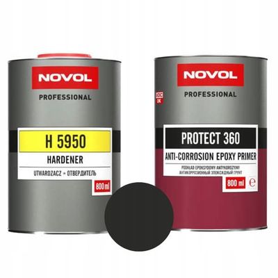 NOVOL EPOKSI POHJAMAALI PROTECT 360 RUOSTEESUOJA MUSTA