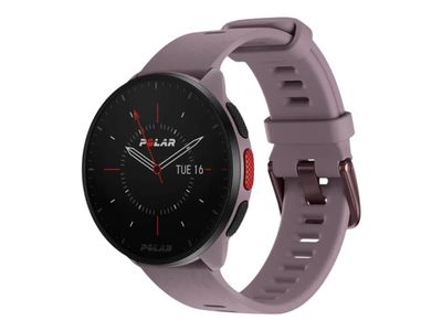 Polar Pacer - Smartklokke med bånd - silikon - båndbredde: S/L - display 1.2" - 32 MB - Bluetooth - 40 g - purple dusk