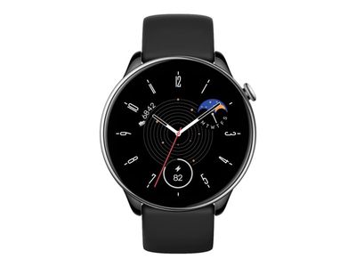 Amazfit GTR Mini - Smartklokke med stropp - silikon - håndleddstørrelse: 150-200 mm - display 1.28" - Bluetooth - 24.6 g - midnatts sort