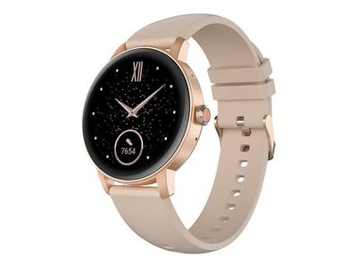 Celly TRAINERROUND2 - Rosa - smart klocka med rem - display 1.28" - Bluetooth - 36 g