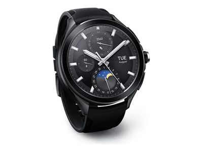 Xiaomi Watch 2 Pro - Svart rustfritt stål - smartklokke med stropp - fluororubber - svart - håndleddstørrelse: 135-205 mm - display 1.43" - 32 GB - B