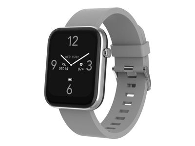 DENVER SW-182 - Smartklokke med bånd - display 1.7" - Bluetooth - grå