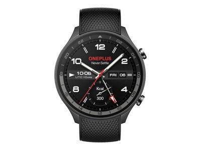 OnePlus Watch 2R - 46 mm - aluminiumslegering - smartklokke med stropp - silikon - håndleddstørrelse: 140-210 mm - display 1.43" - 32 GB - Bluetooth,
