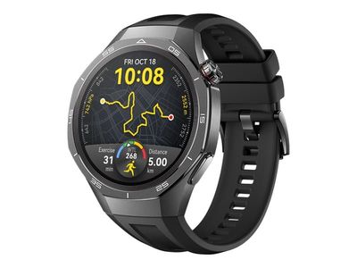 Huawei Watch GT 5 Pro - 46 mm - titan - smartklokke med stropp - fluorelastomer - håndleddstørrelse: 140-210 mm - display 1.43" - NFC, Bluetooth - 81