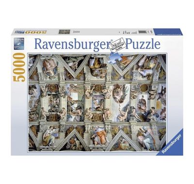 Ravensburger puslespill 5000 biter Det sixtinske kapell