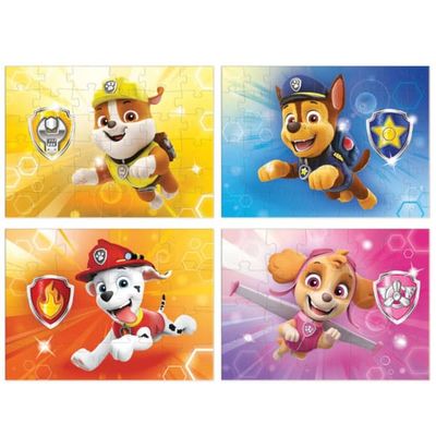 PUZZLE 4in1 PAW PATROL NELJÄ PULLUT YHDESSÄ PAKETISSA LAPSILLE
