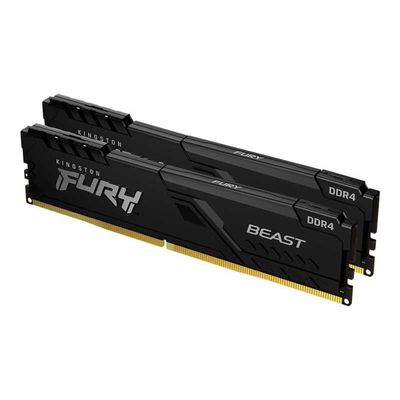 Kingston Ram-minne Kf432c16bbk2/16 16gb 2x8gb Ddr4 3200mhz Svart