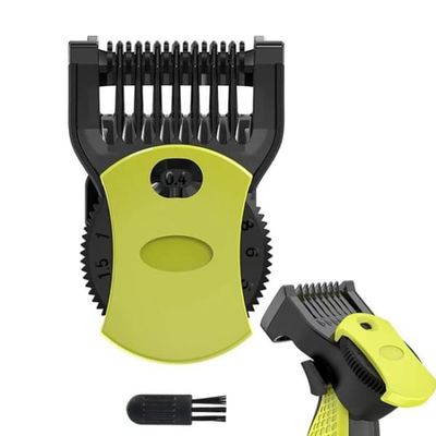 Precisionskam med 14 längder till Philips Oneblade QP26 / QP25 / QP27-serien - Svart/grön