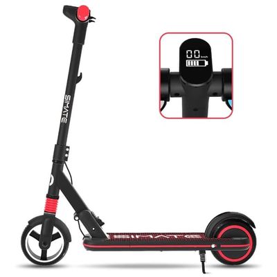 Elscooter för barn med LED-display, hopfällbar, present till barn i åldern 6–14 år