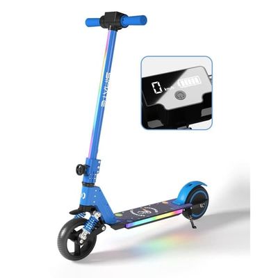 Elektrisk barnscooter S5 Elektrisk scooter Barn i åldern 6–12 år, räckvidd 5–8 km, hopfällbar