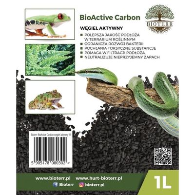 BioActive Carbon aktivt kul 1l - Substratadditiv til planteterrarium